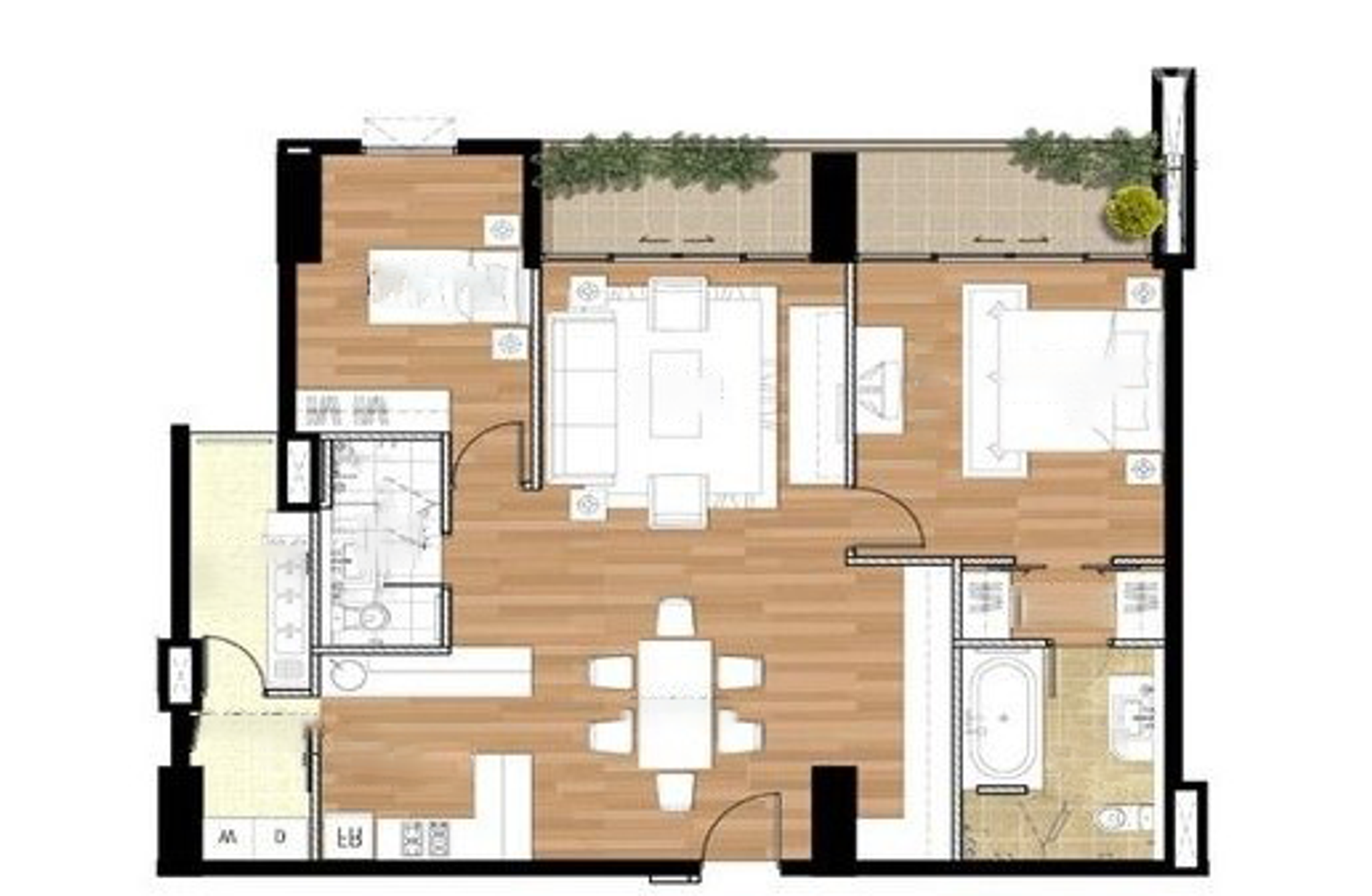 2Bedroom 115㎡
