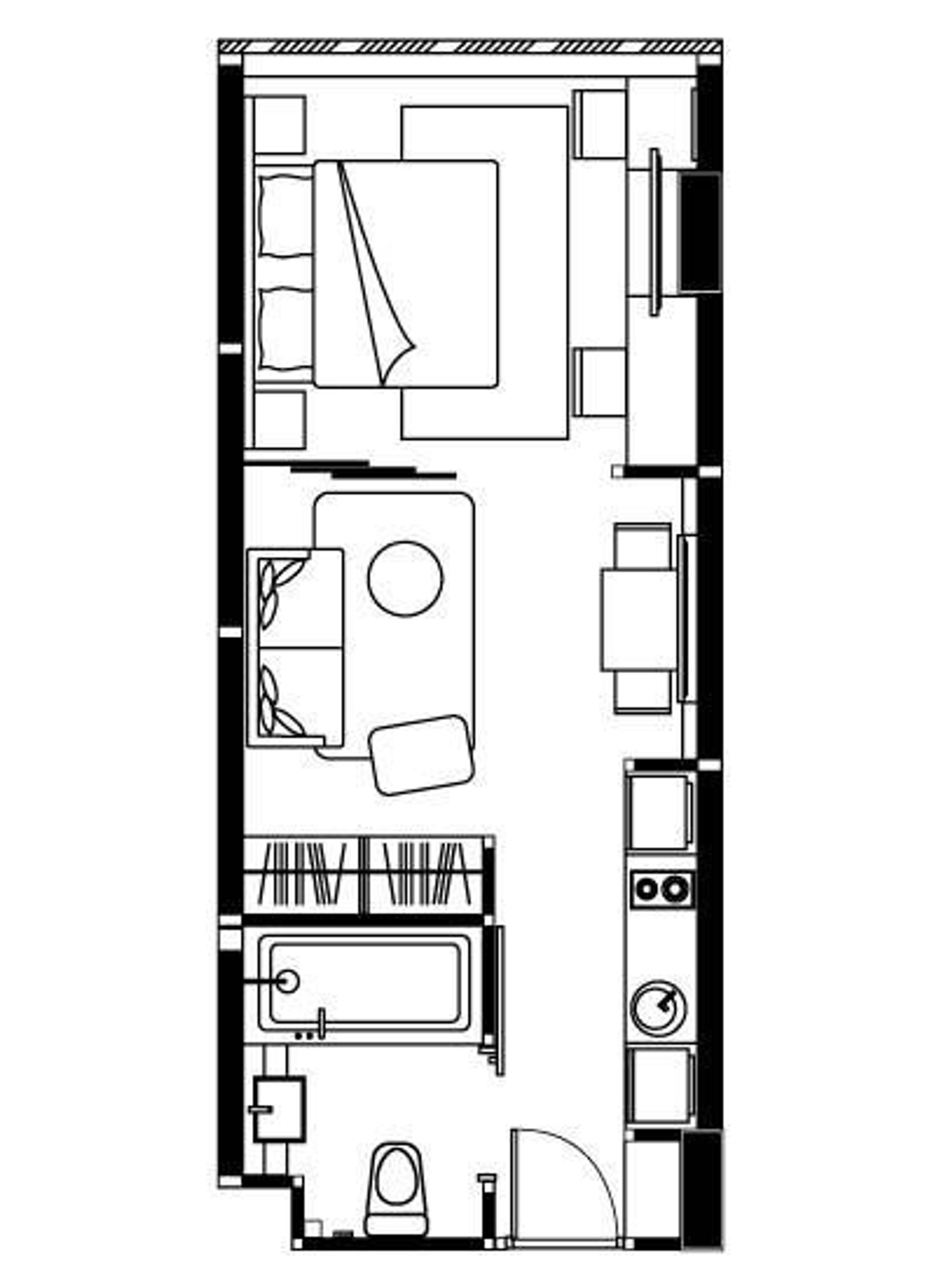 1Bedroom 40sqm