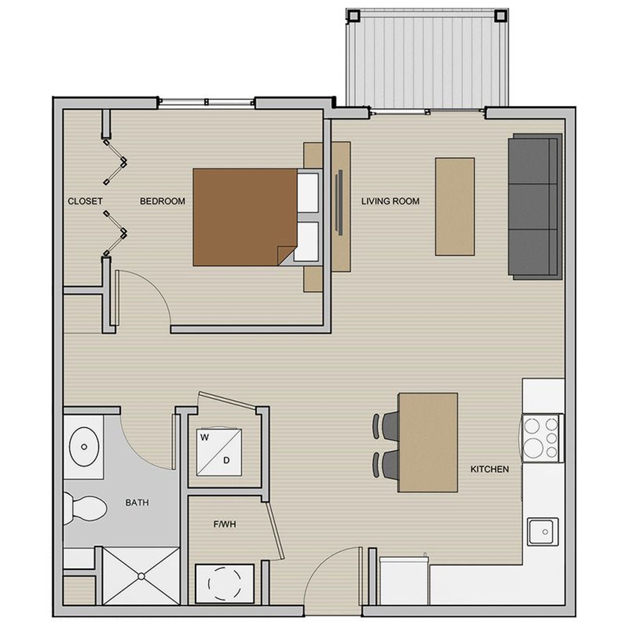 1 Bedroom (A1)