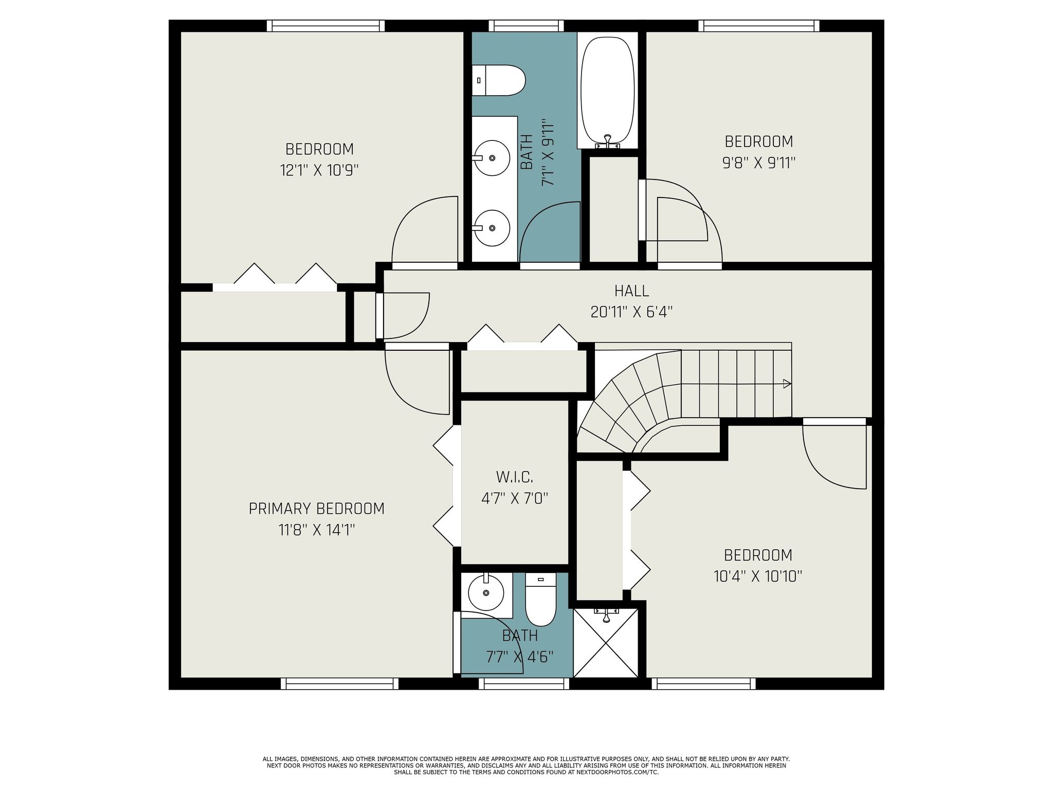 Second Level Floor Plan