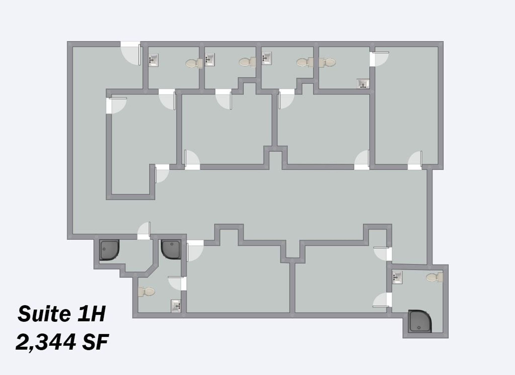 Suite 1H - Labeled