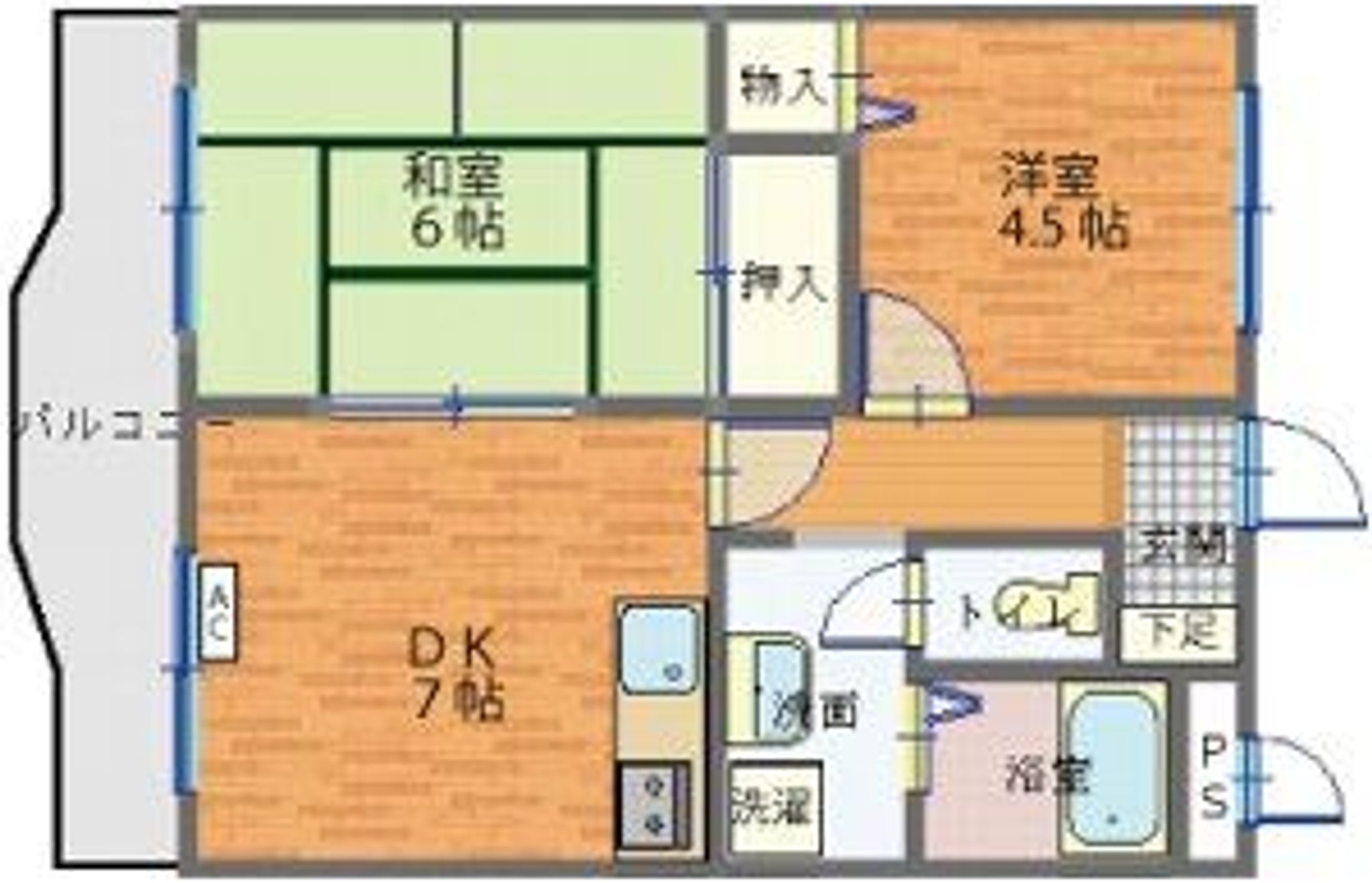 ロイヤルマンション　広川2号棟202号室