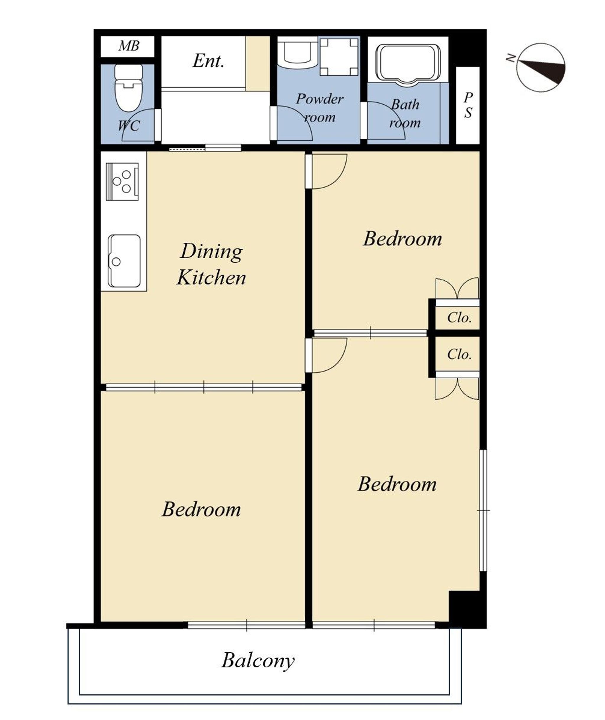 間取り図＿モナーク第2杉並
