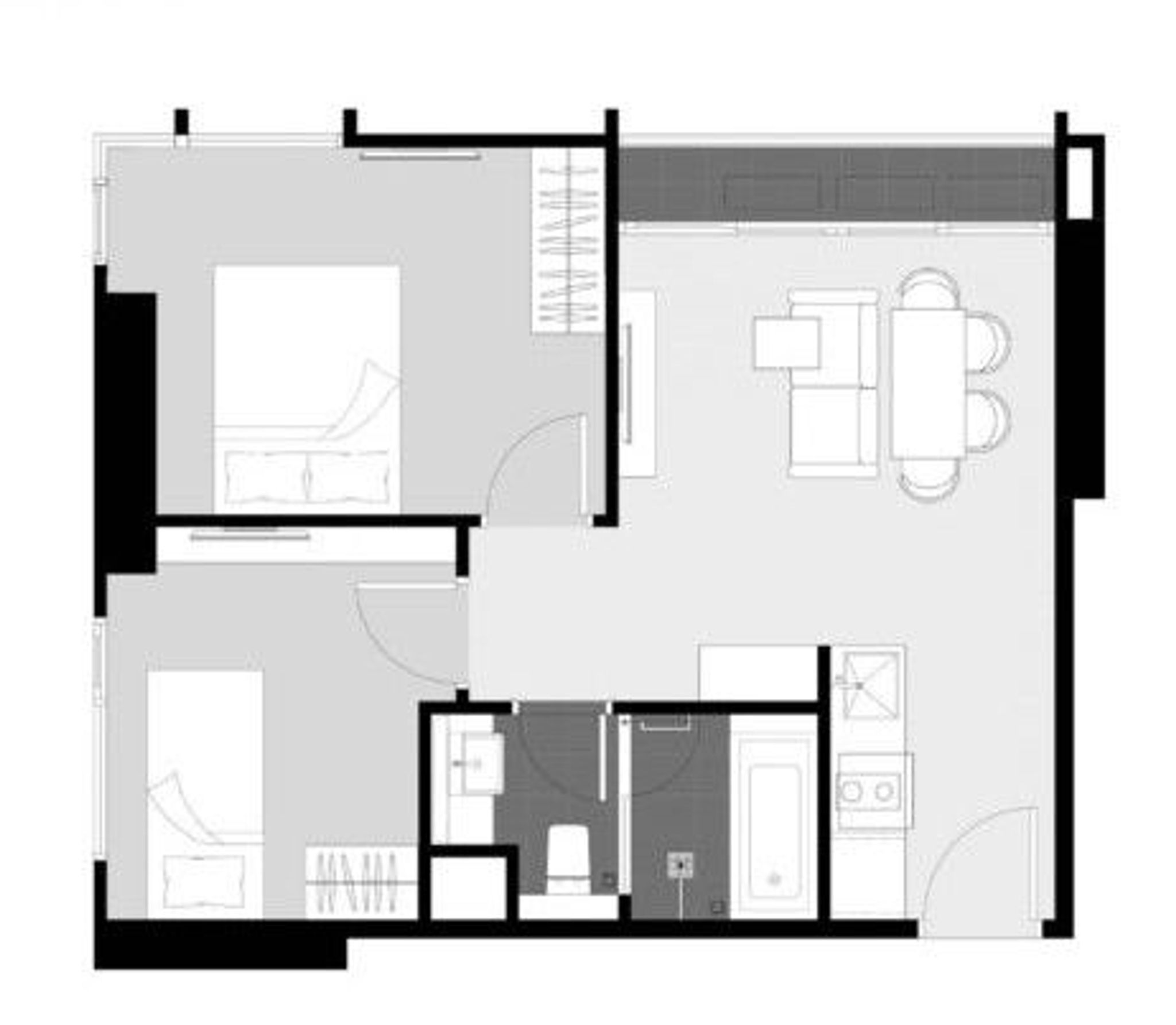  2BR 45.57㎡