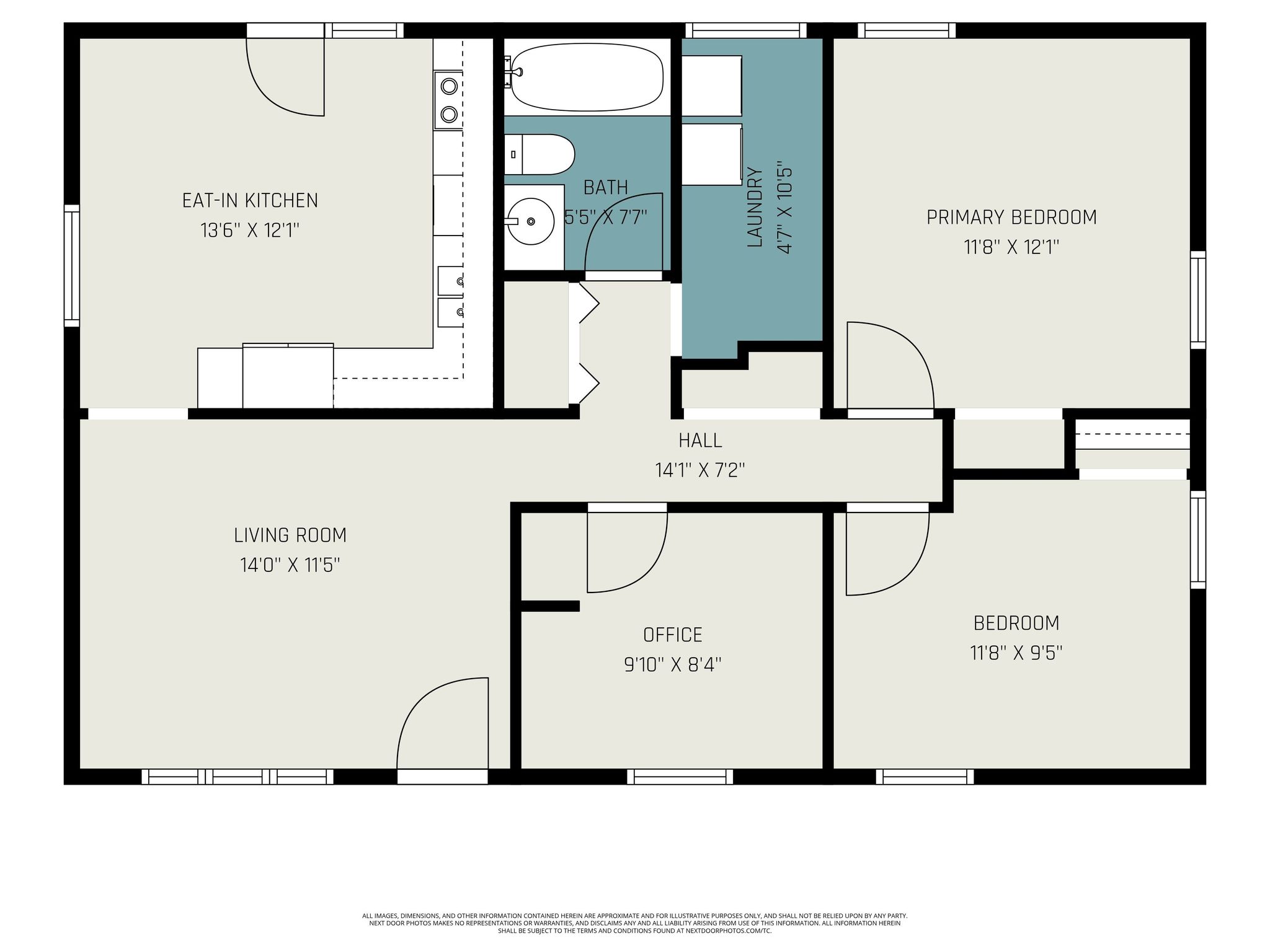 Main level floor plan