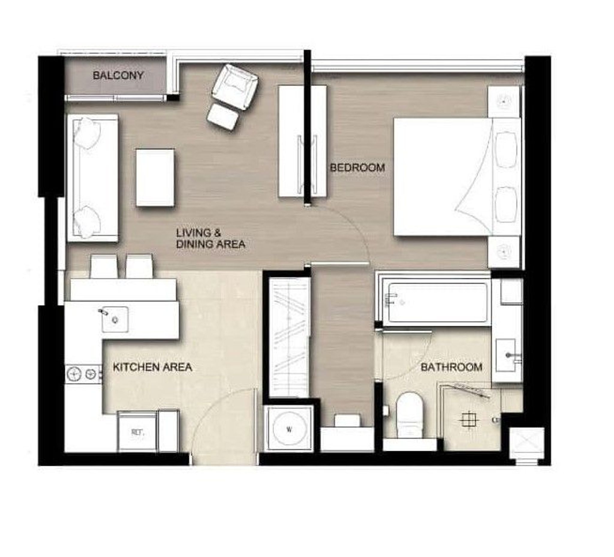１Bedroom 47sqm