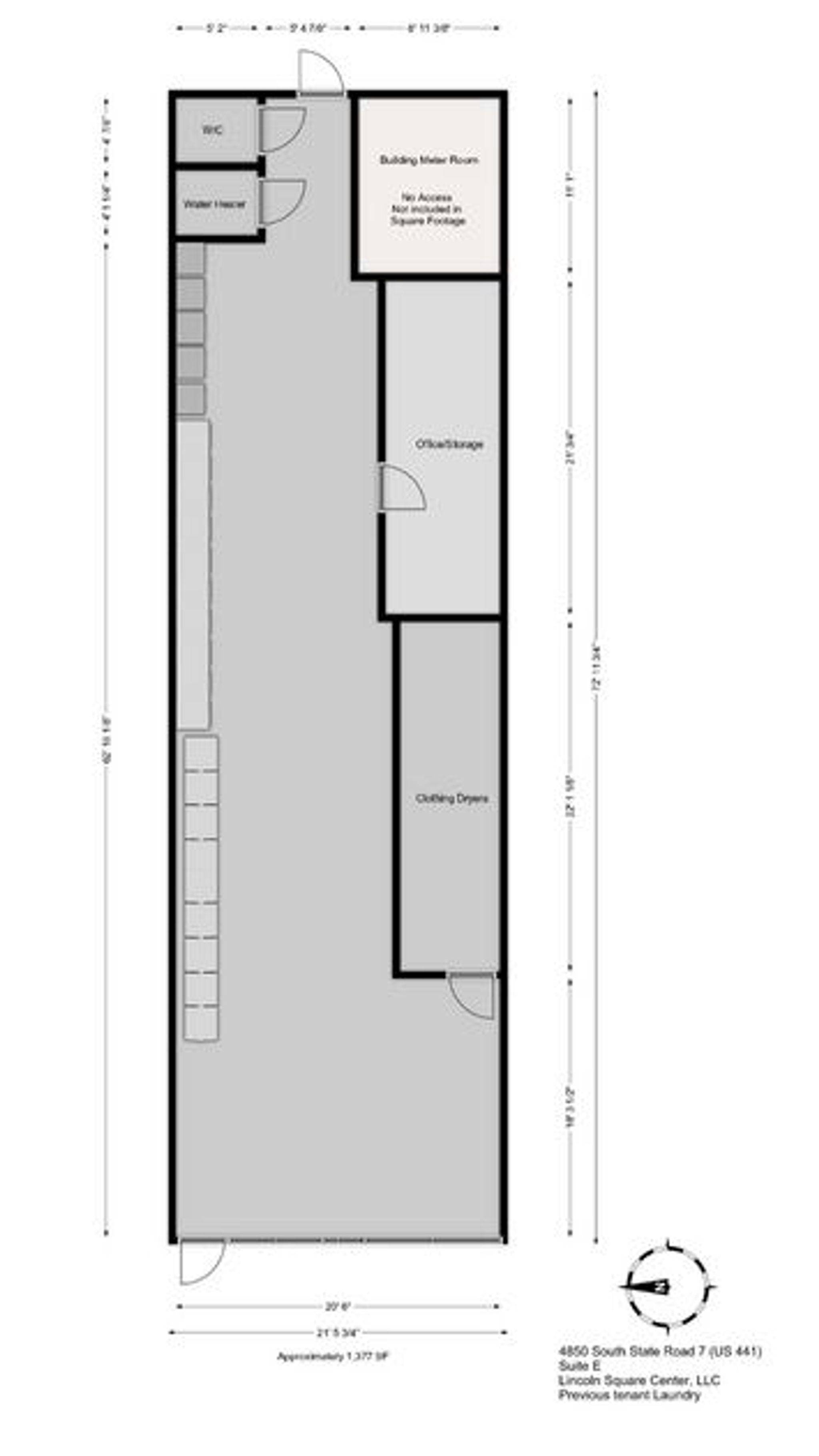 Lincoln 4850 E - Laundry sketch