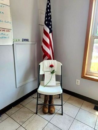 The Missing Man Chair