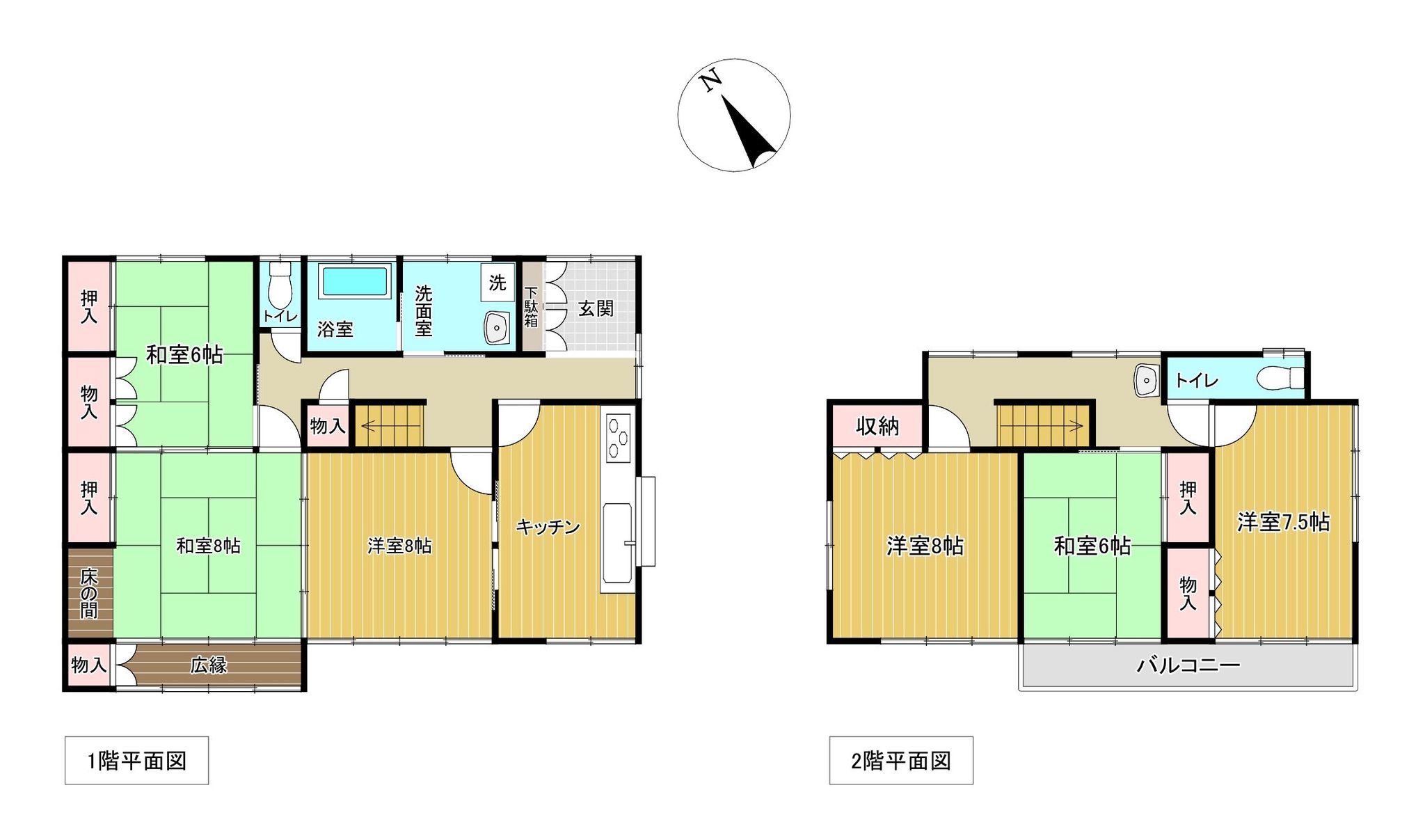 4481　間取図・下野市小金井