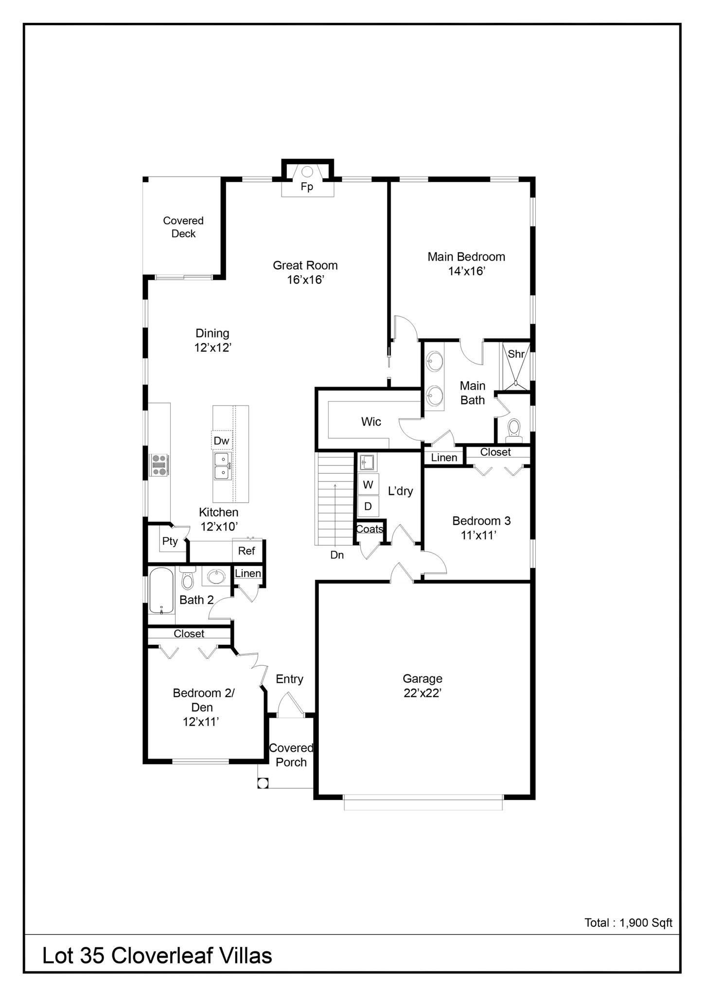 main floor plan