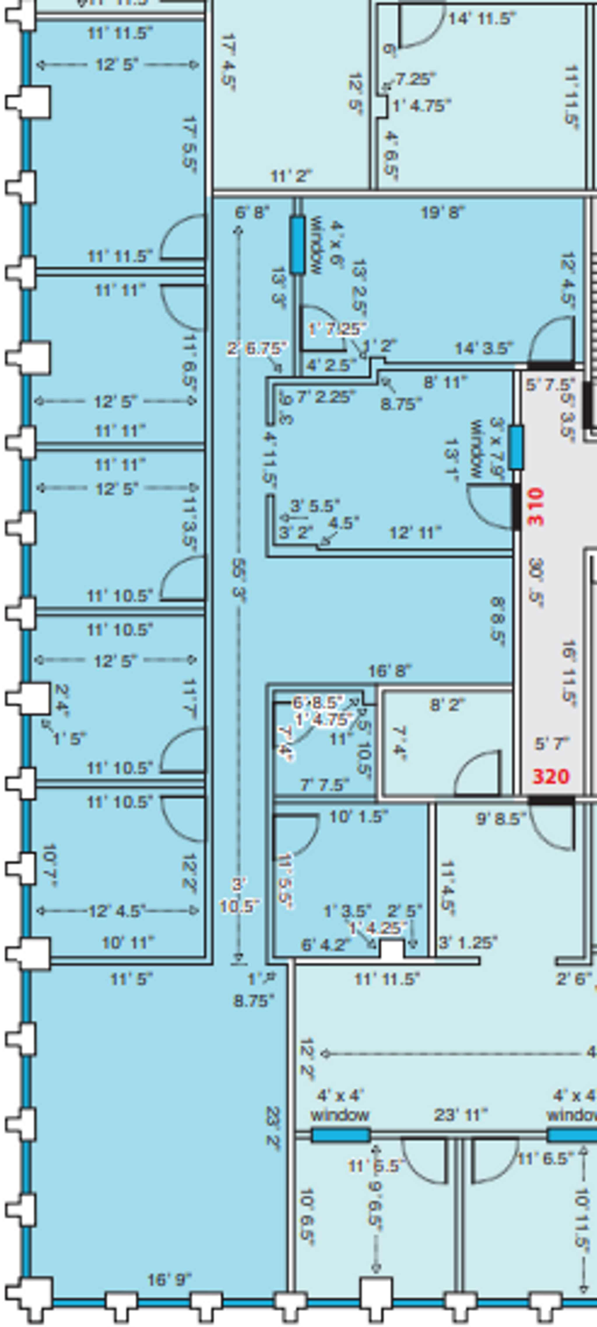 Congress Square II Suite 310 Floor Plan