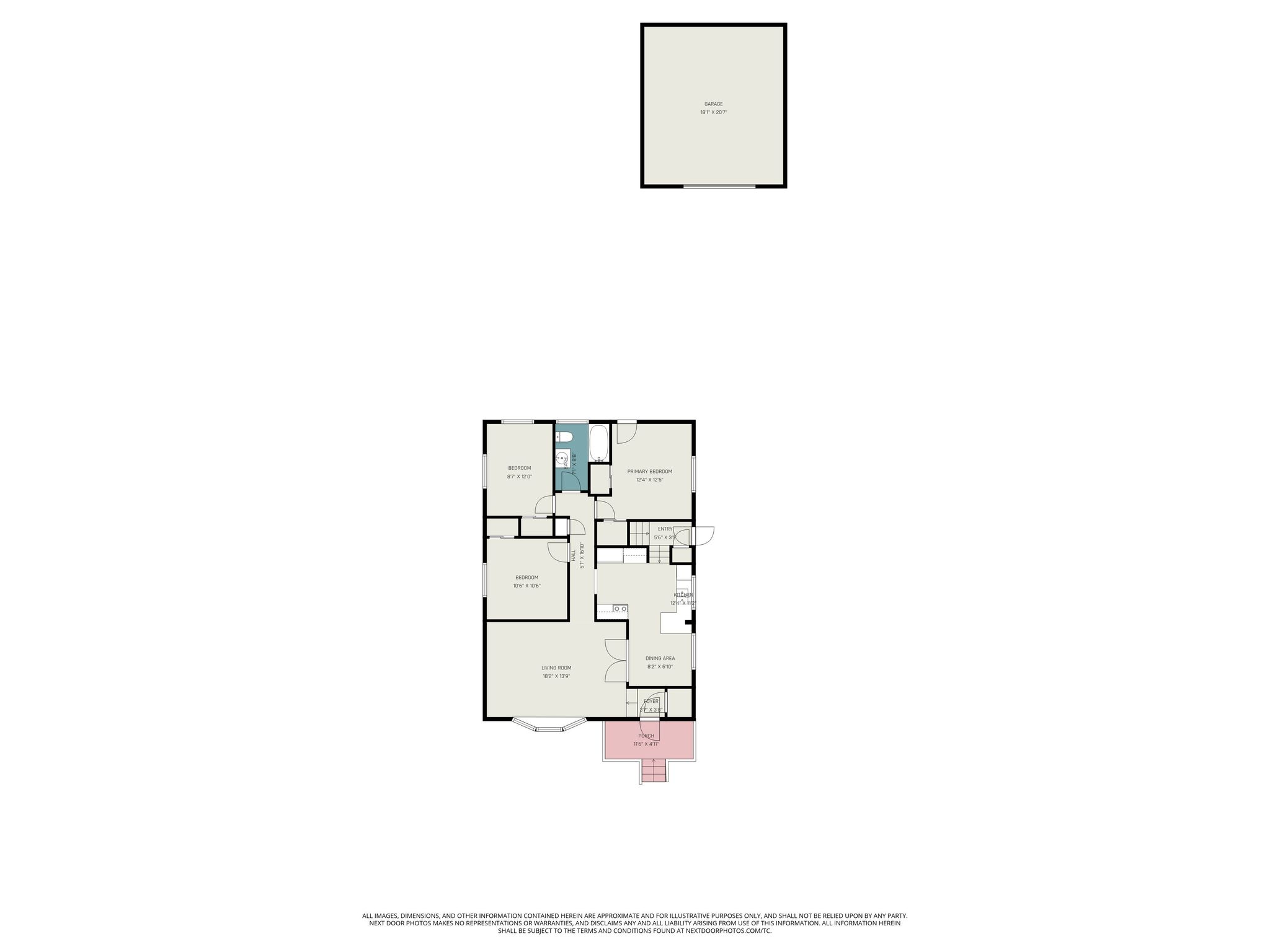 Main level floor plan