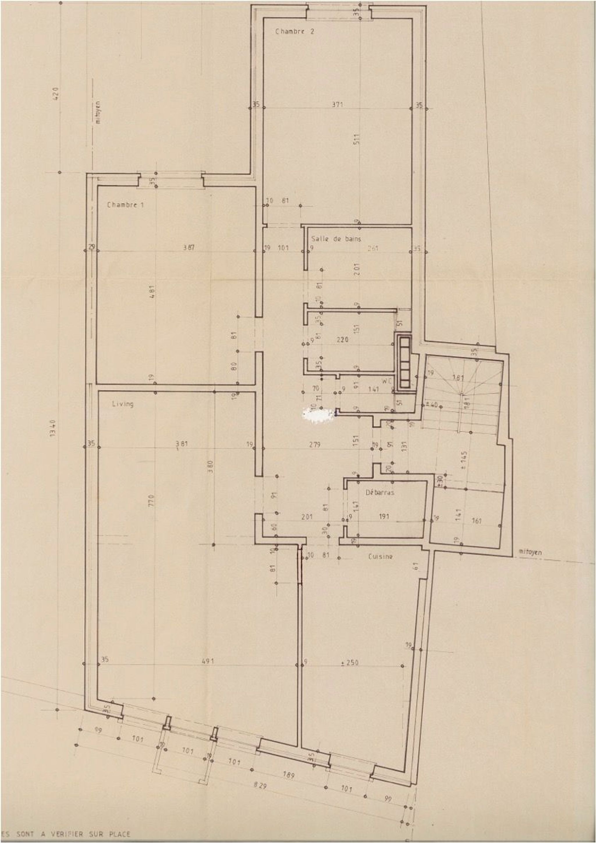 Plan 3ème étage