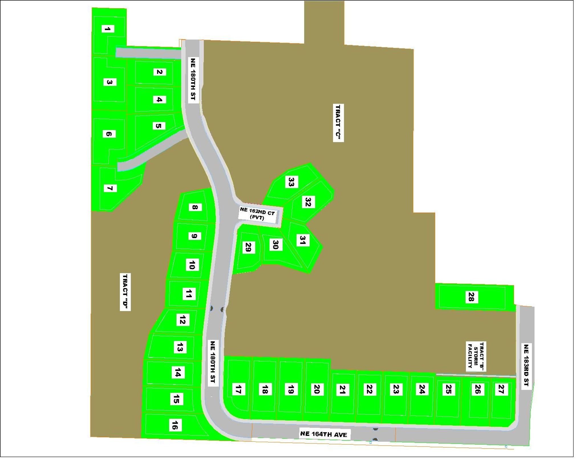 Cedars East Plot Map
