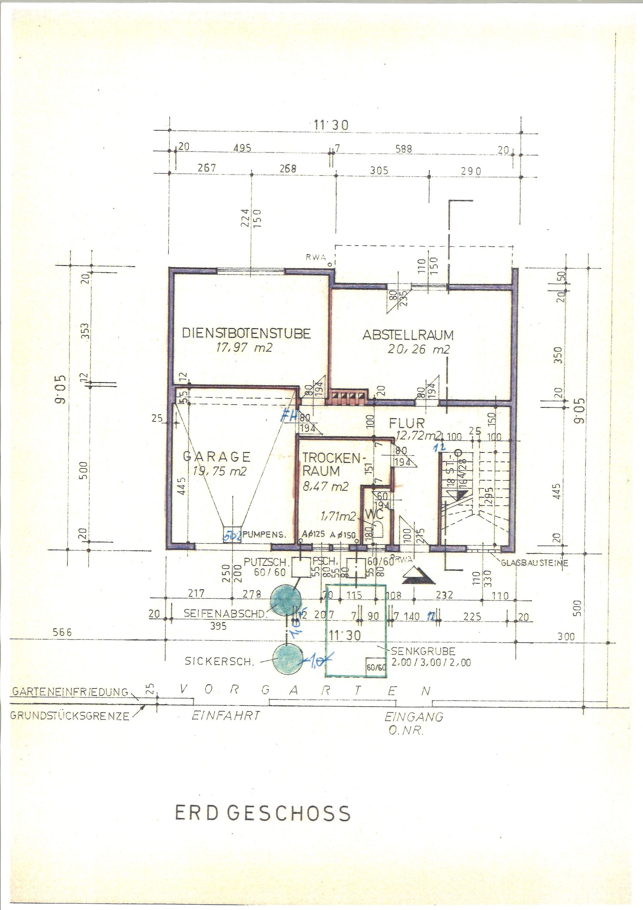 Plan Erdgeschoss