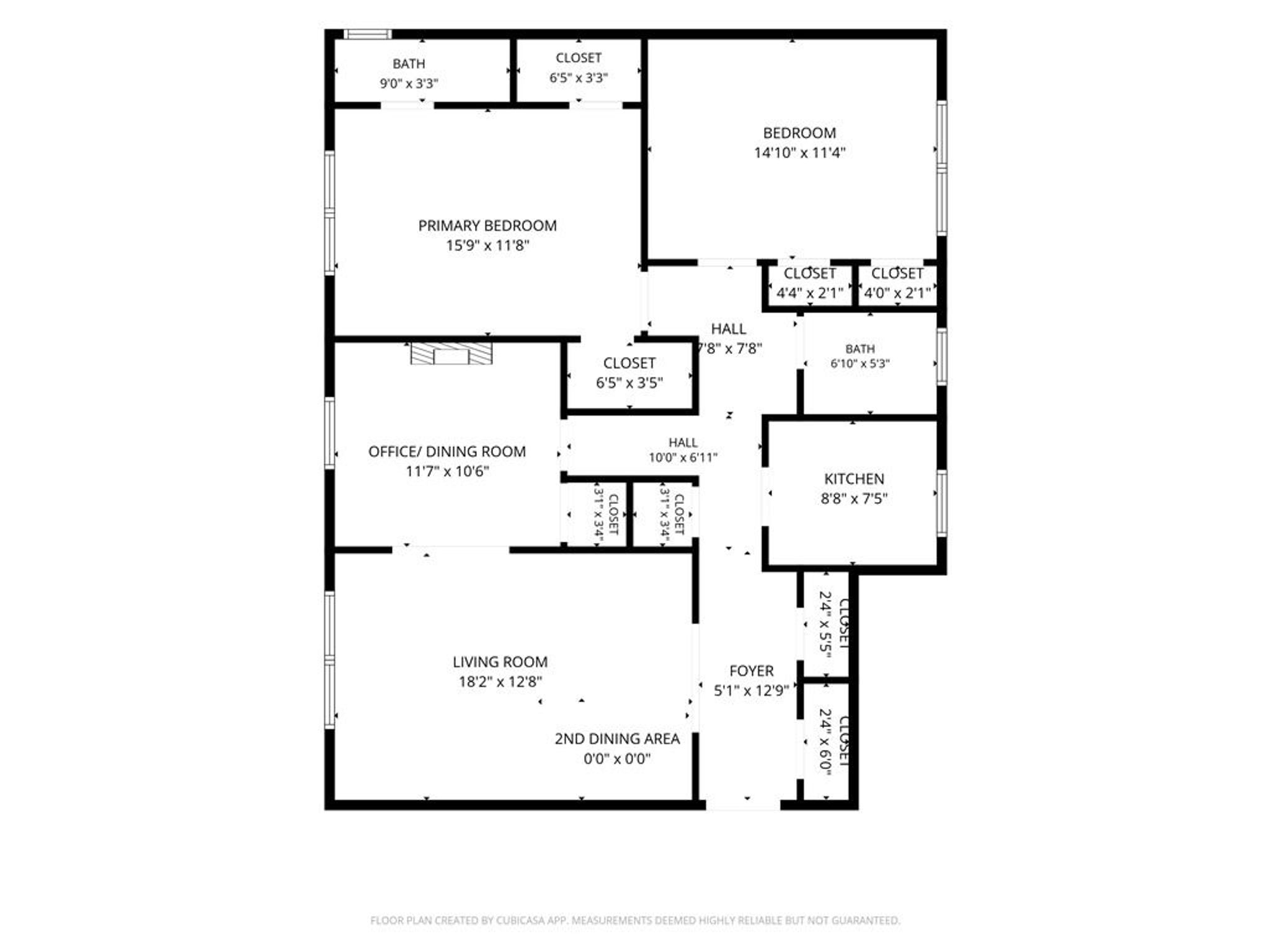 192 Garth TP Cubi Floor Plan with dimensions