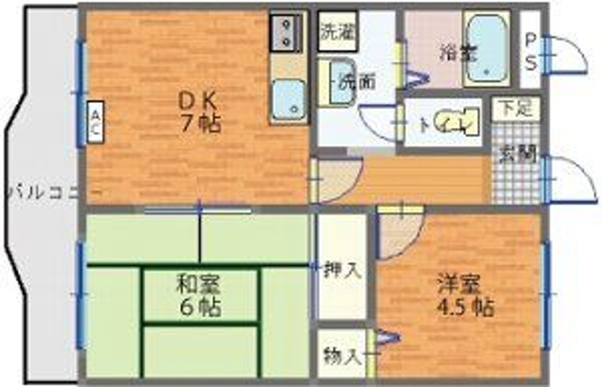 ロイヤルマンション　広川2号棟201号室