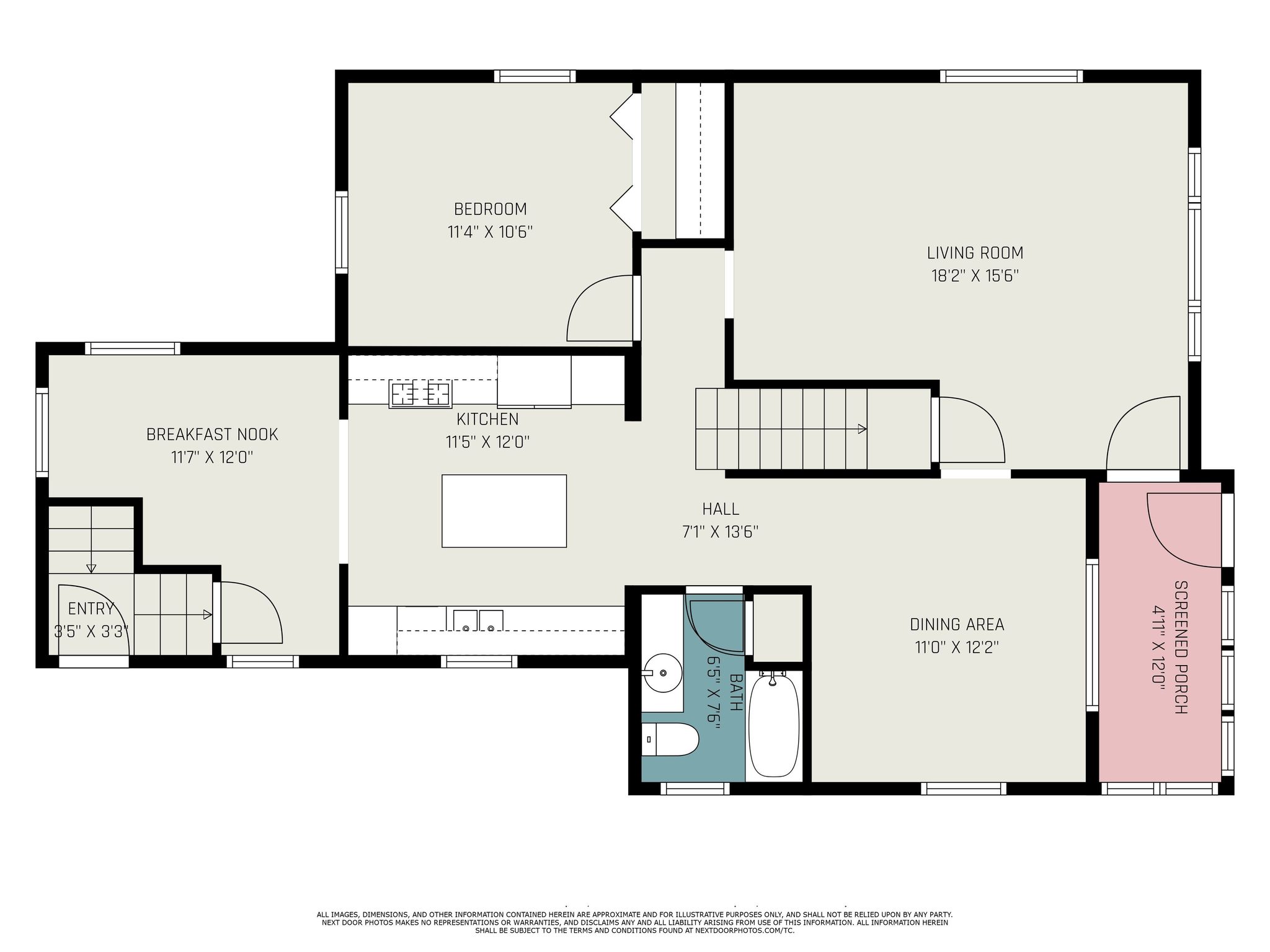 Main level floor plan