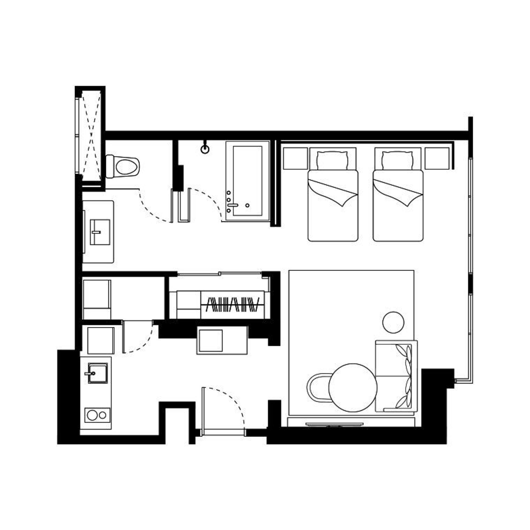 Studio 50sqm