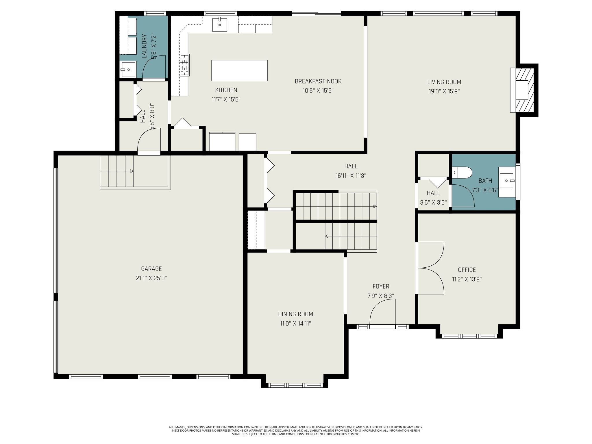 Entry level floor plan