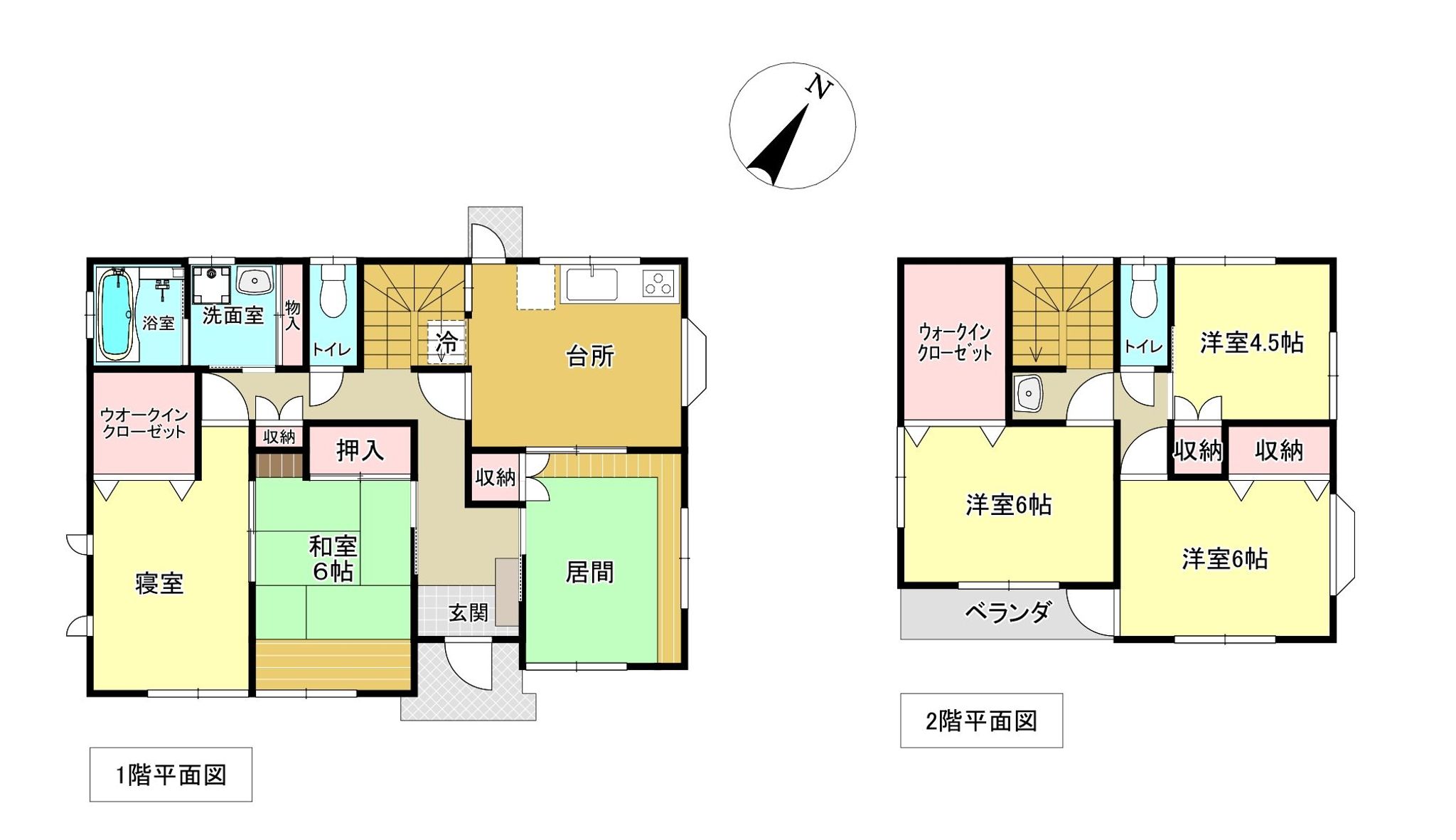 4764　間取図・小山市扶桑