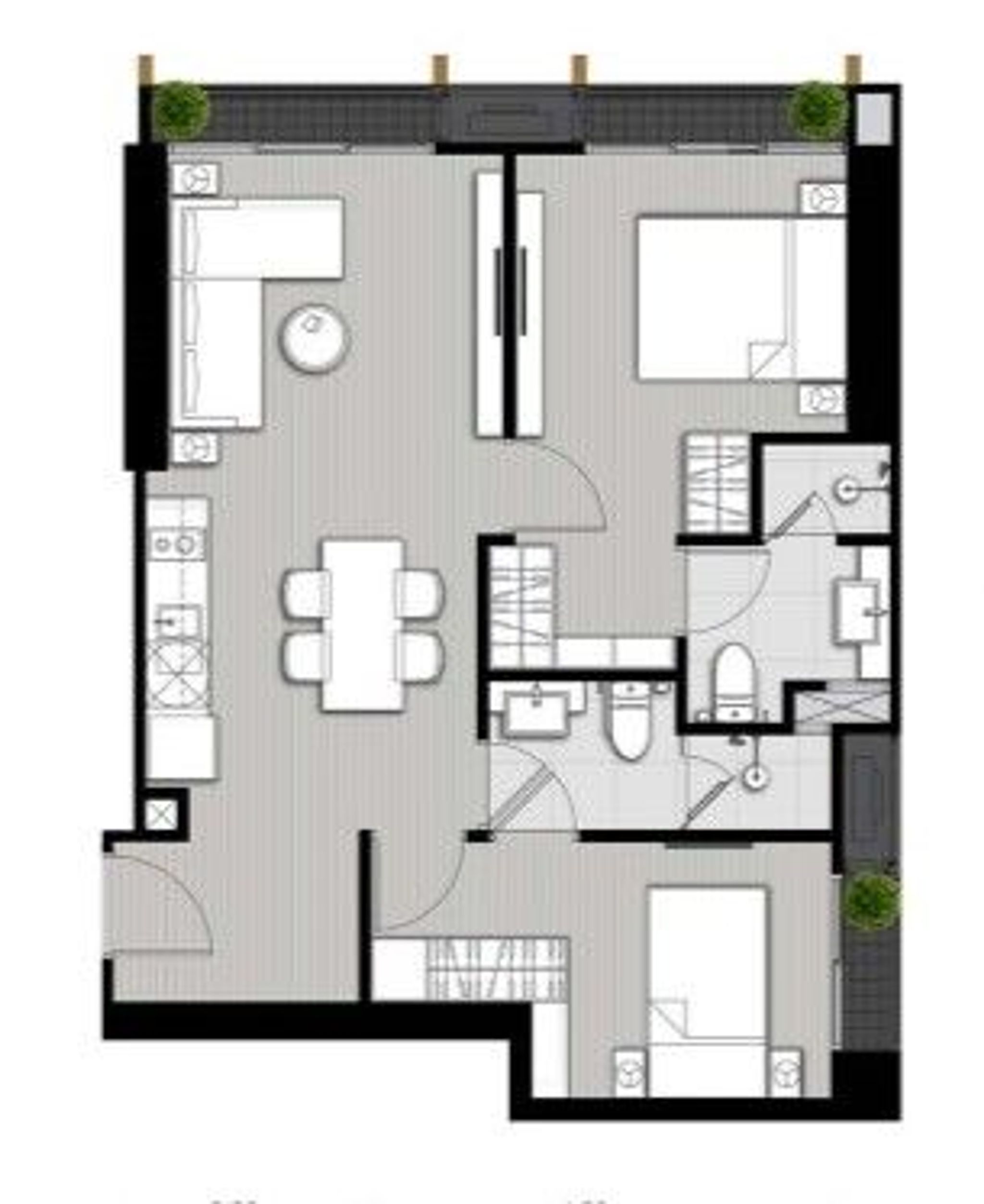 2Bedroom 60sqm