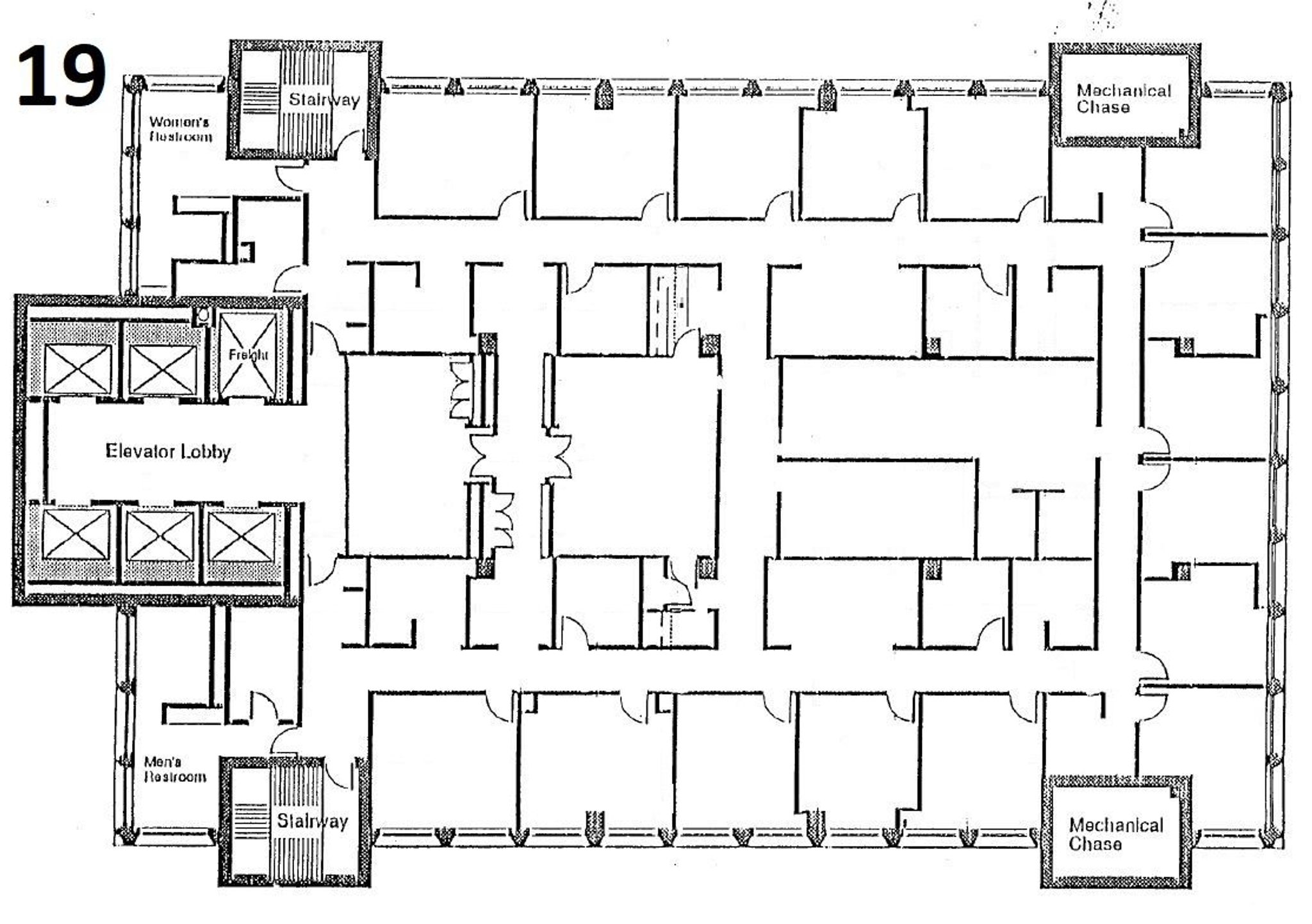 19th Floor Layout