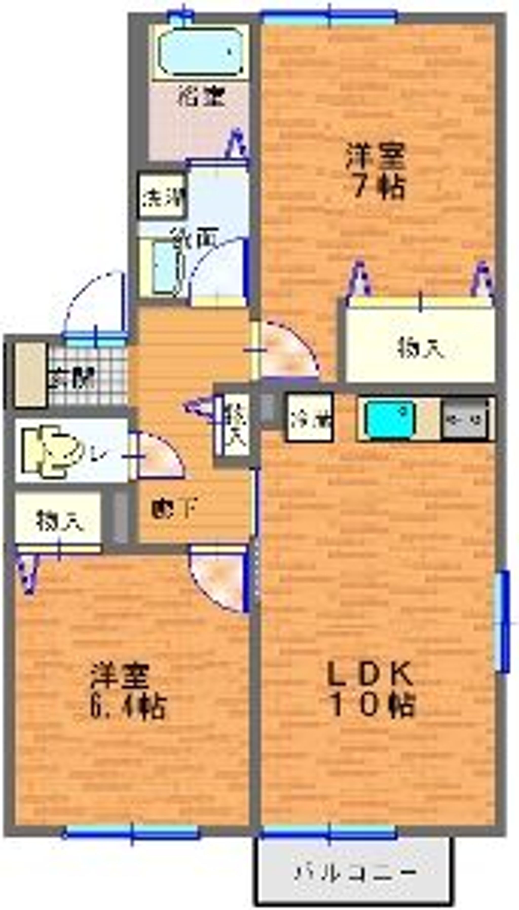 ディアスソレイユB201号室