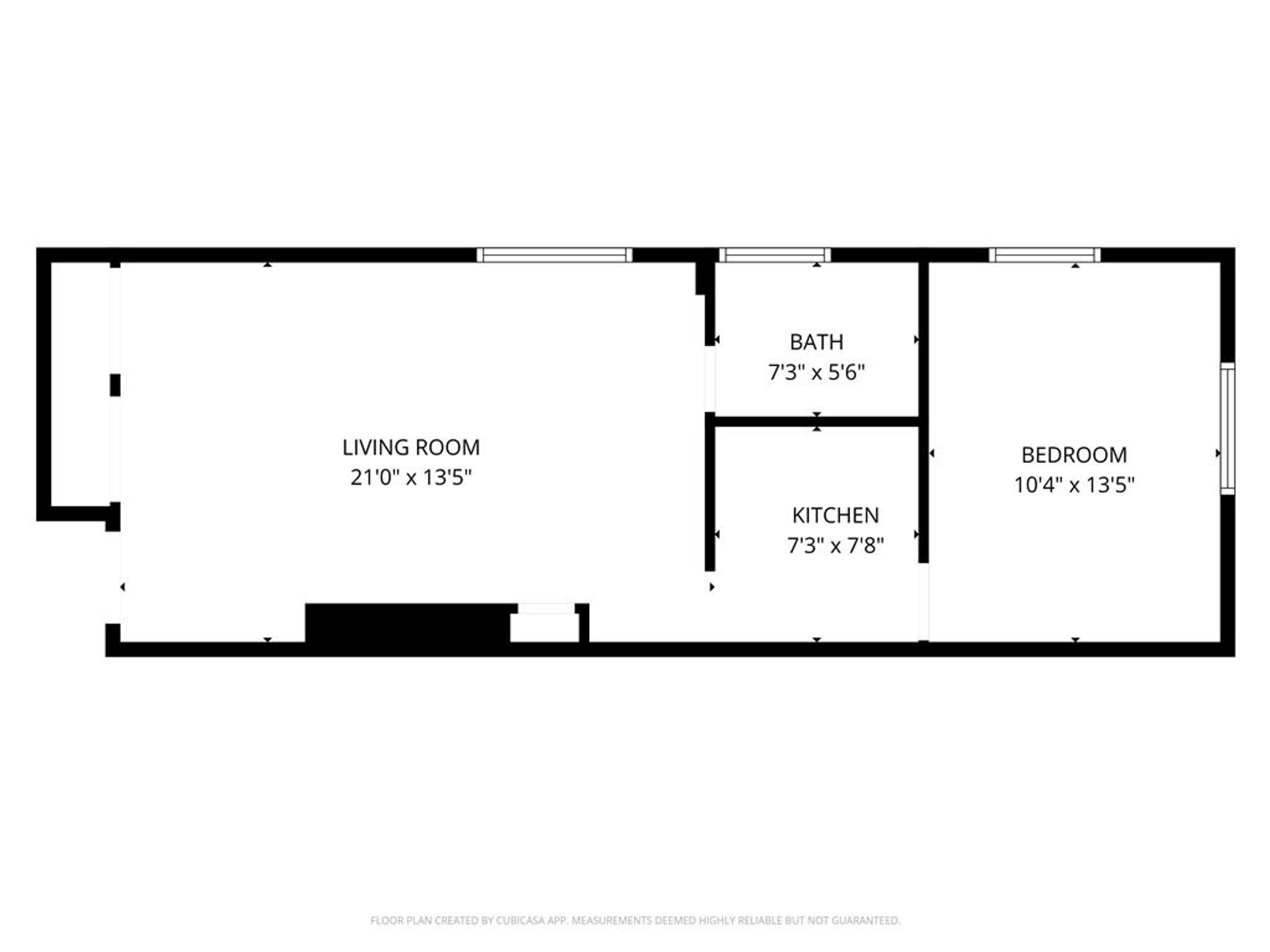 155 Garth B1 cubi floor plan with dimensions