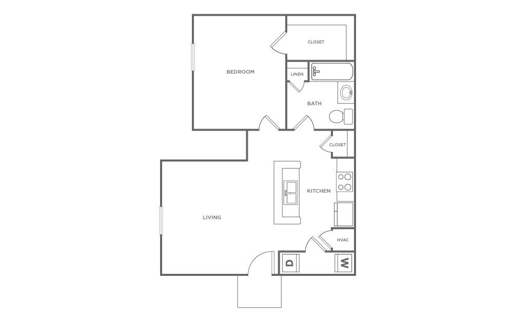 1x1 Floorplan