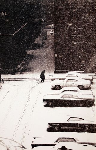 Alley Space In Winter