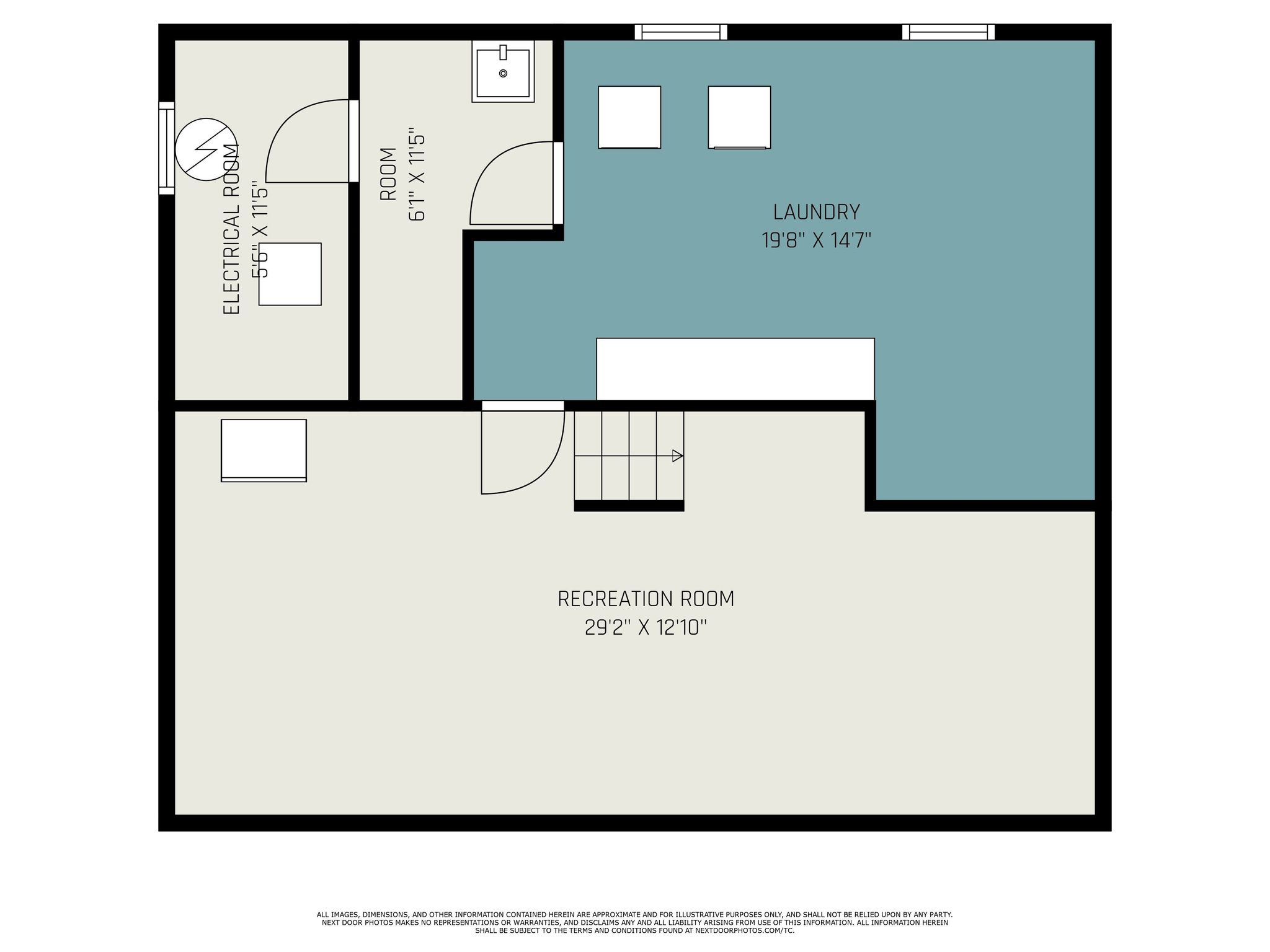 Basement floor plan