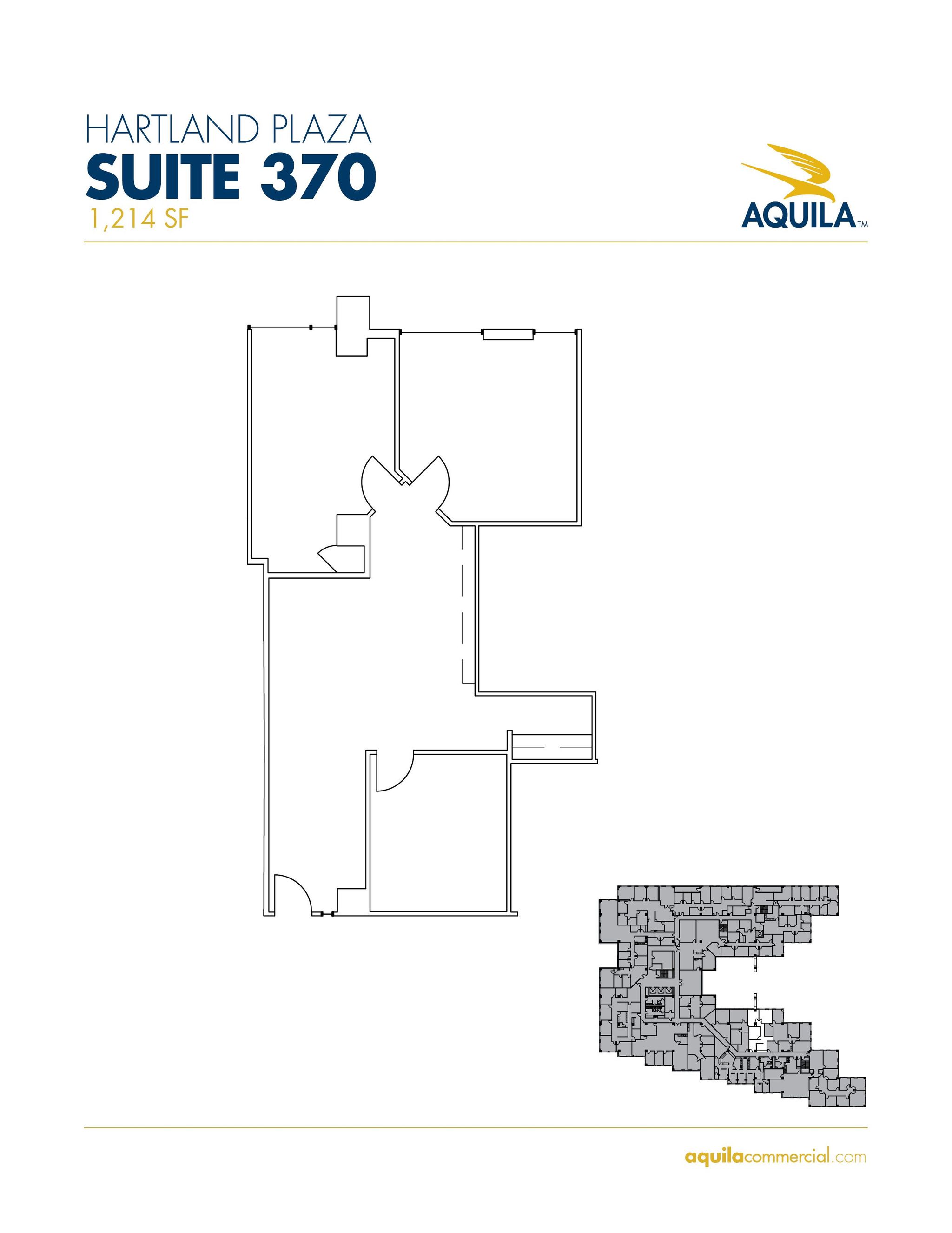 AQUILA - Hartland Plaza - Suite 370 - 1,214 SF