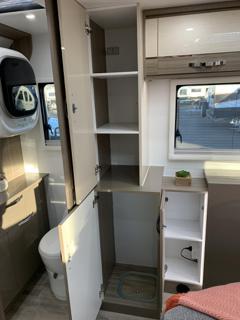 cupboards next to TV