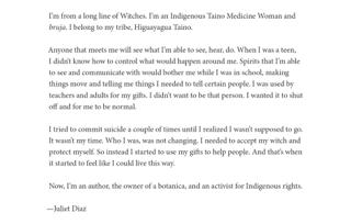 Juliet Diaz Statement