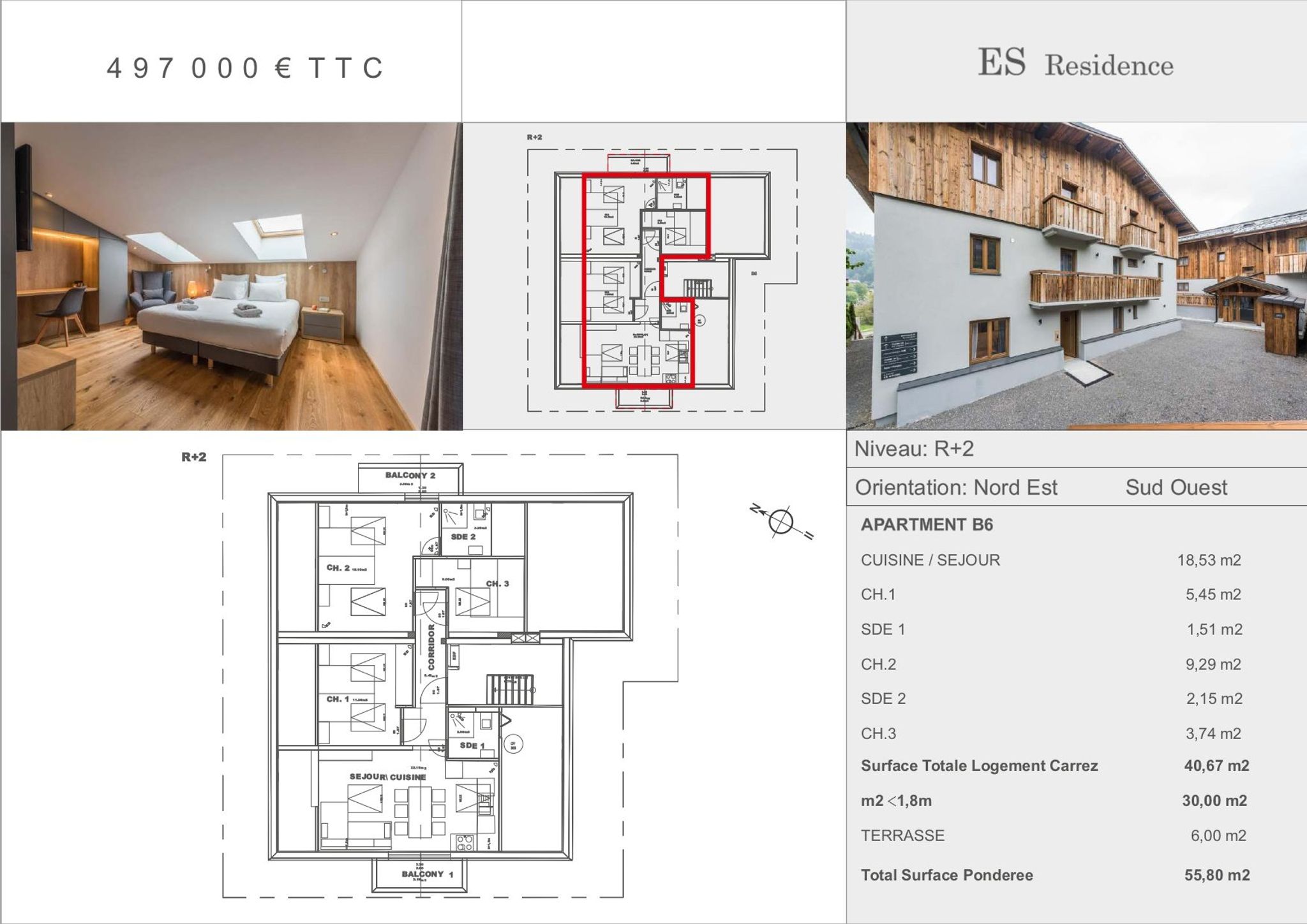 A VENDRE APPARTEMENT 3 CHAMBRES MORZINE PORTES DU SOLEIL 8