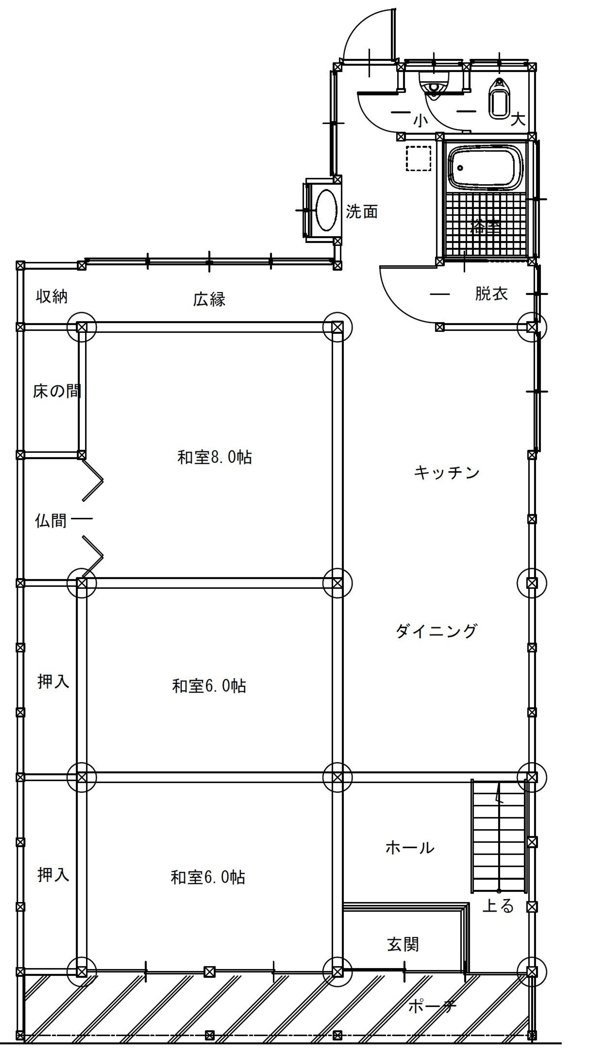 今庄間取り１