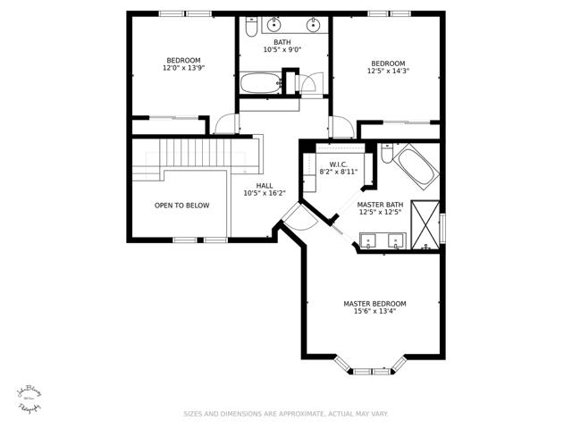 2nd Floor with Dims
