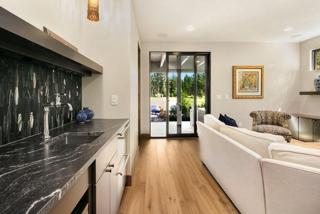Wet bar and downstairs living
