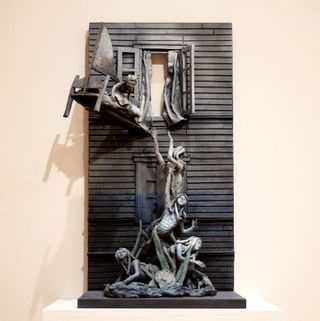 HER BED TOOK HER SAILING LAST NIGHT WITH HER RALPH LAUREN NAUTICAL STRIPED COMFORTER view 1