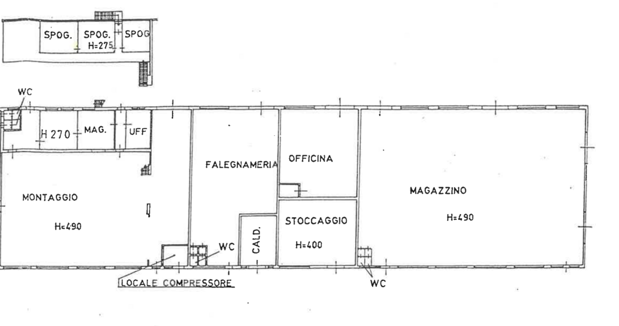 Edificio 1 - interno P.T. NORD