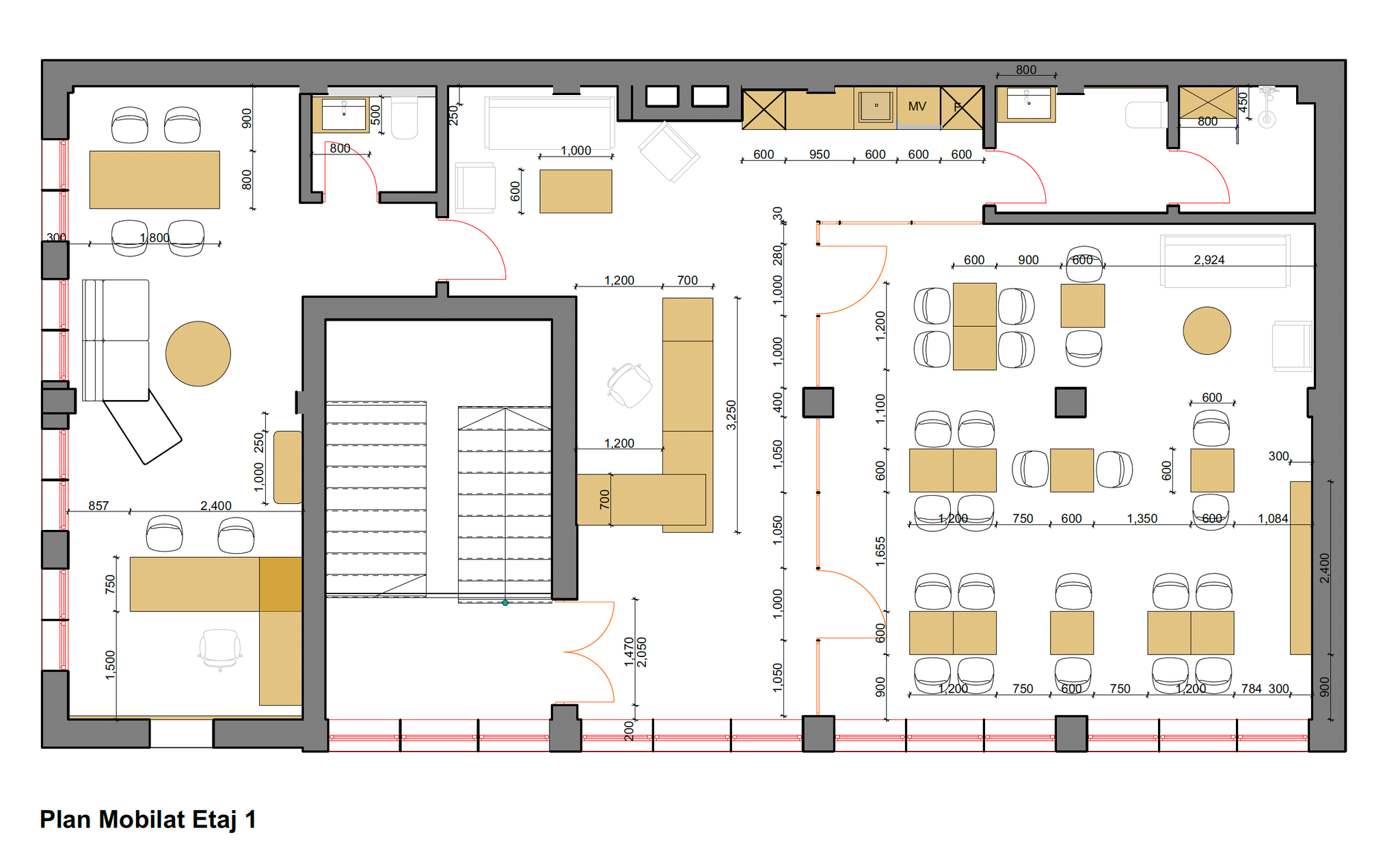 Plan etaj 1