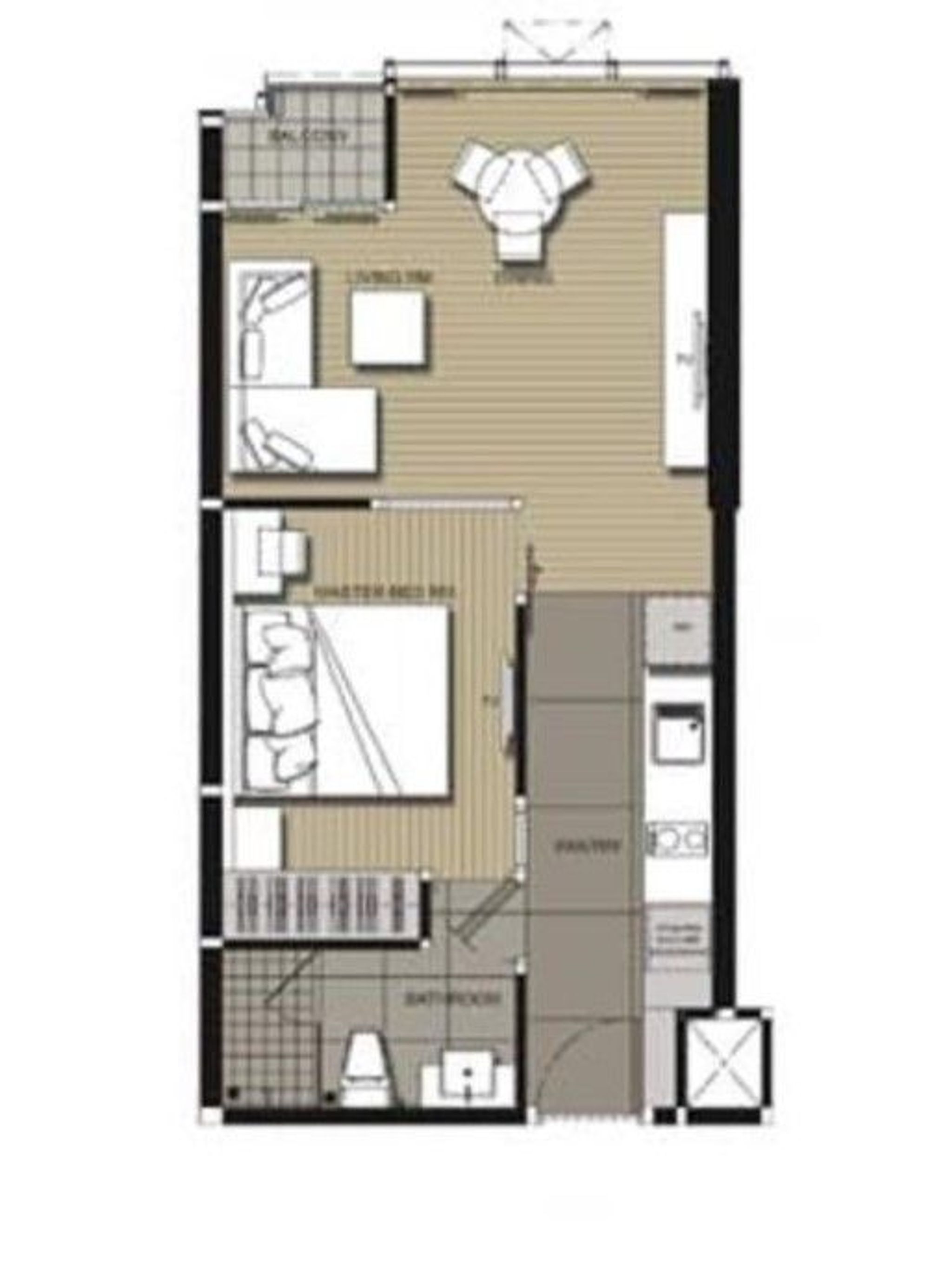 1Bedroom 52sqm