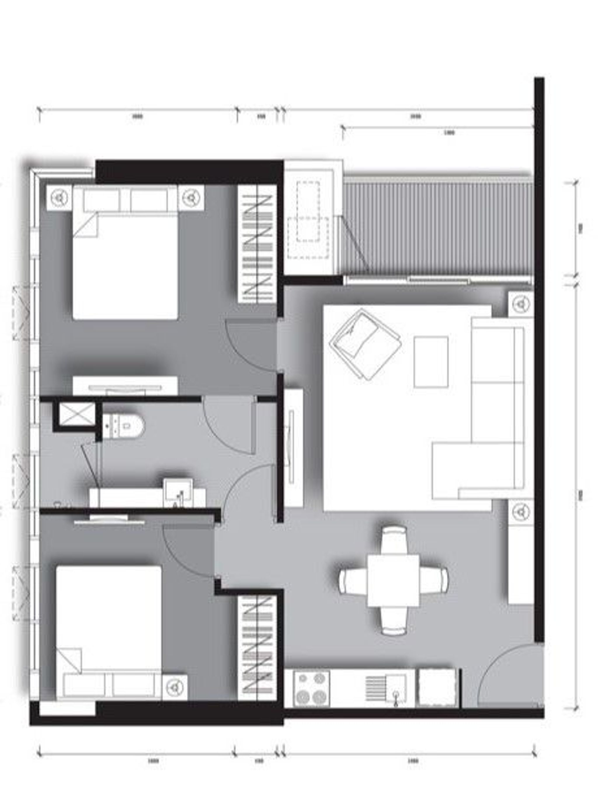 2Bedroom 61sqm