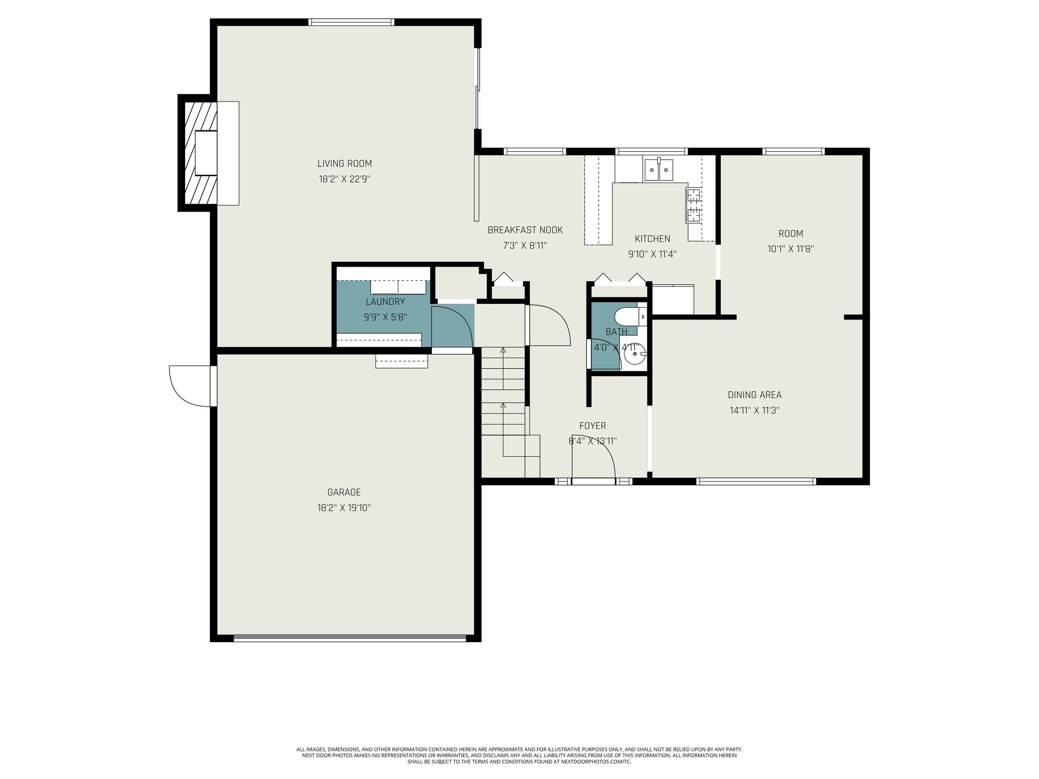 Entry level floor plan