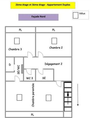 PLAN ETAGE DUPLEX BARBICAJA 2