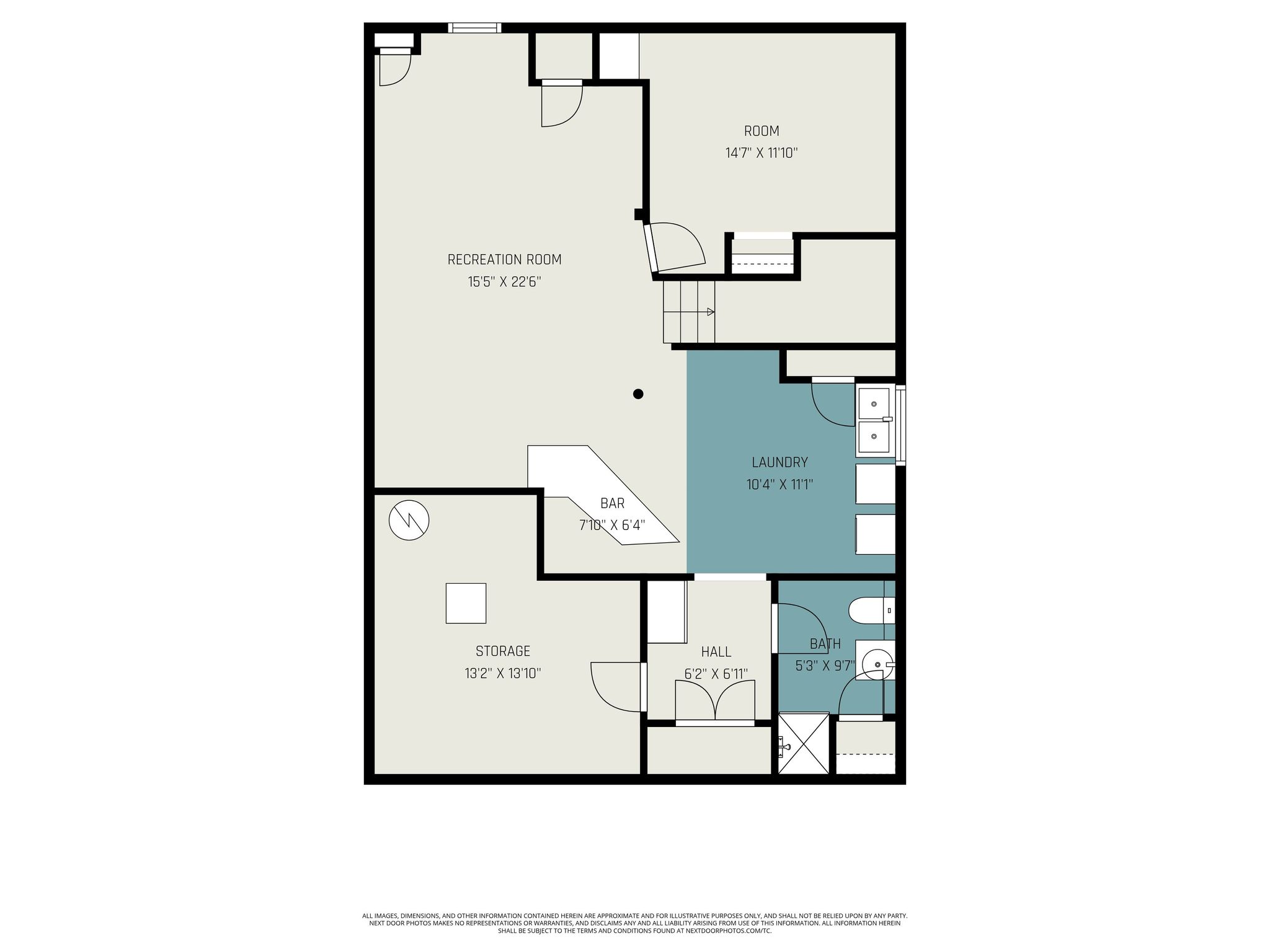 Basement floor plan