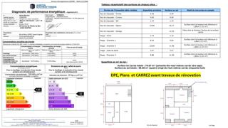 DPE CARREZ ET CROQUIS DIAGNOSTICS (anciens)