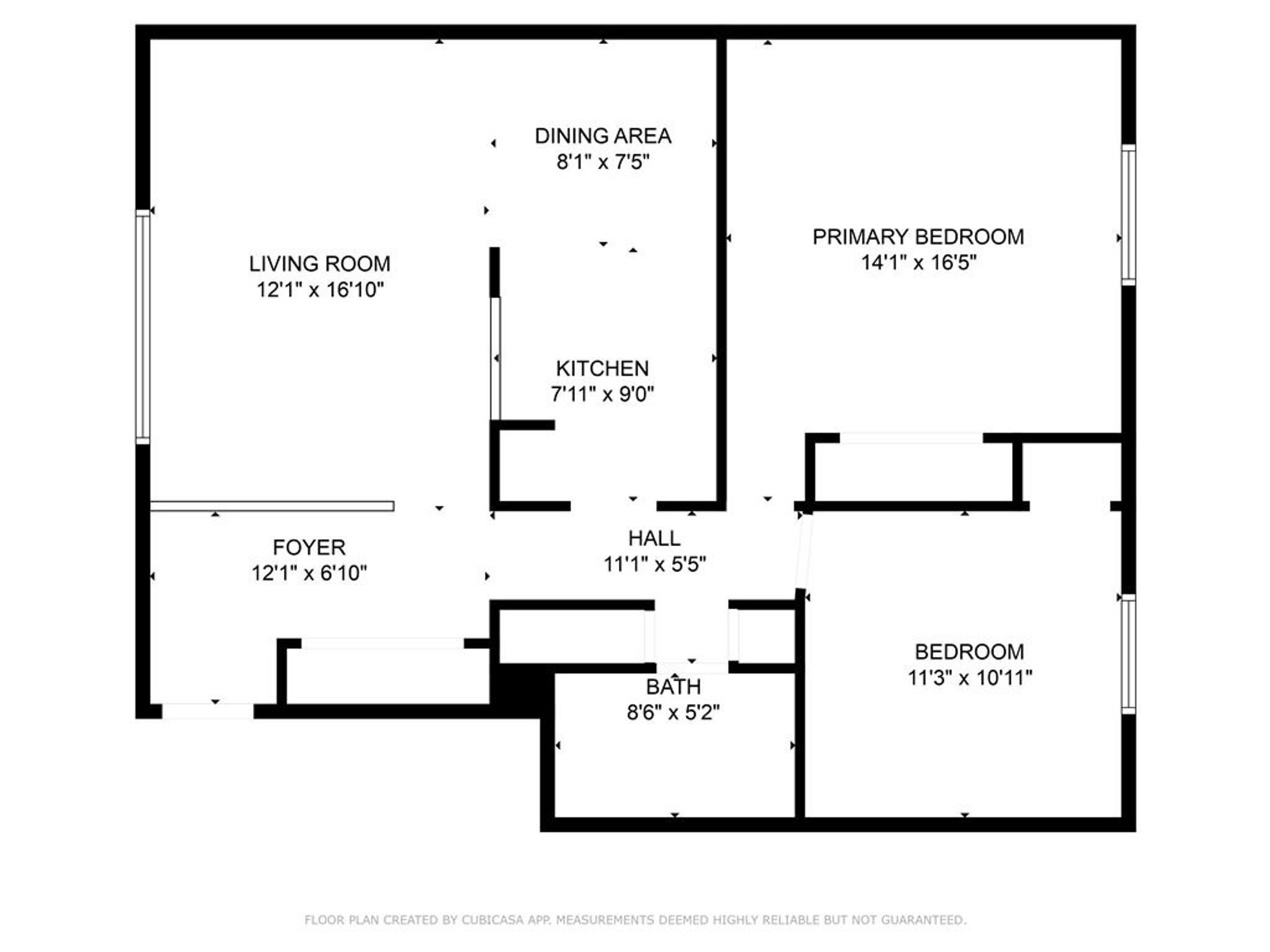 782 Tuckahoe Rd 2C with Dimensions