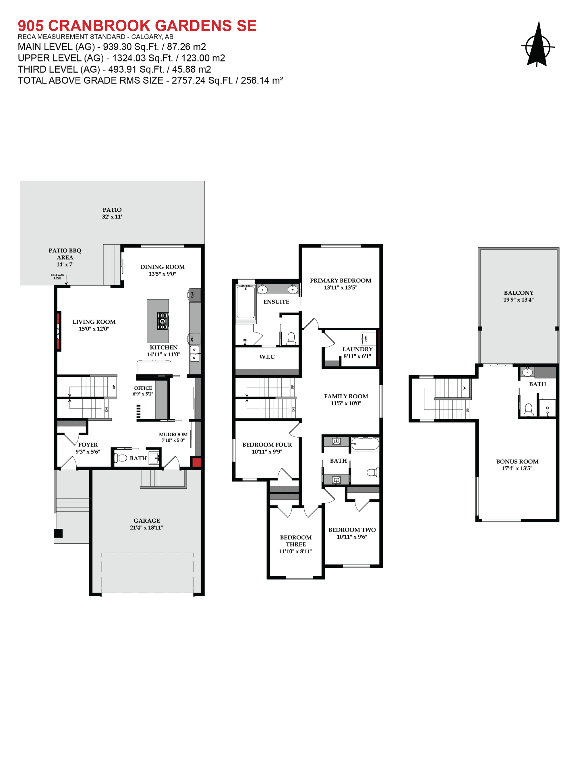 905 Cranbrook Gardens SE - Floor Plan